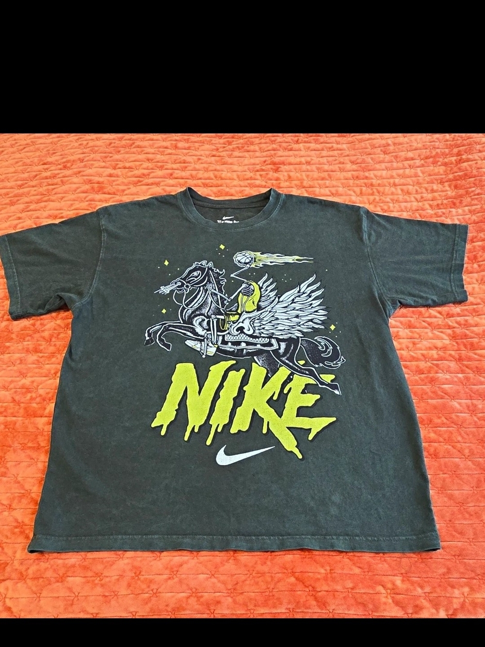 Nike Sportswear Max90 Basketball Graphic T-Shirt Sequoia Green HF6199355 Men's M